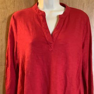 EUC Chico's Red Tunic Size:  1 (Medium)